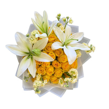 Golden Lily Bouquet