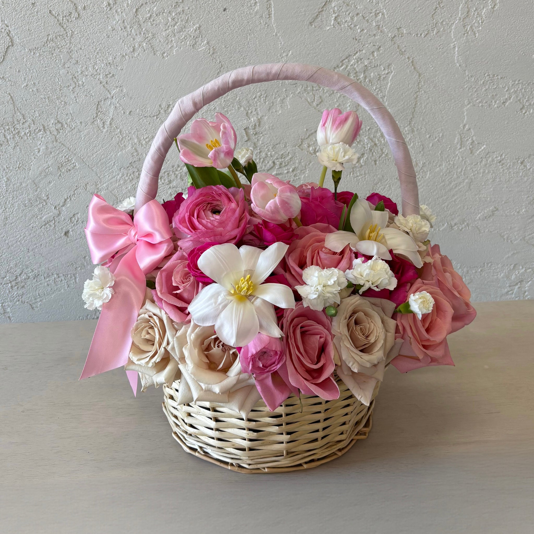 Blush & Bloom Basket