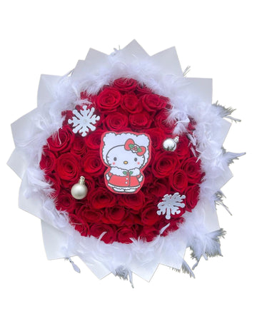 Snow Kitty Bouquet