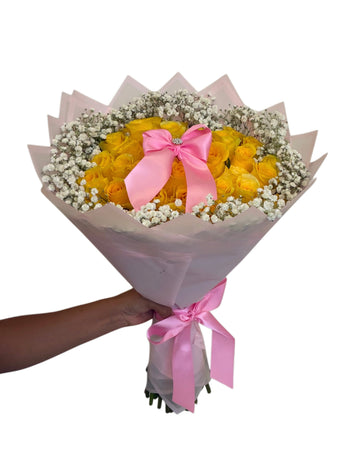 Blushing Yellow Bouquet