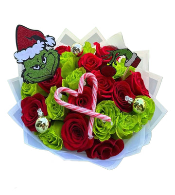 Grinch Christmas Bouquet