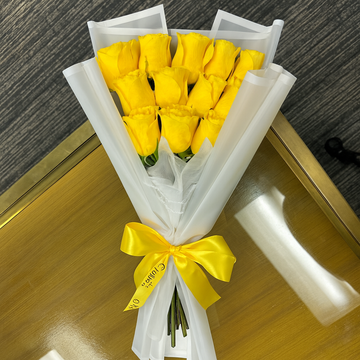 Ámbar Yellow bouquet