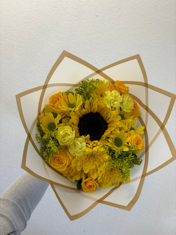 YELLOW FLOWERS-WHITE